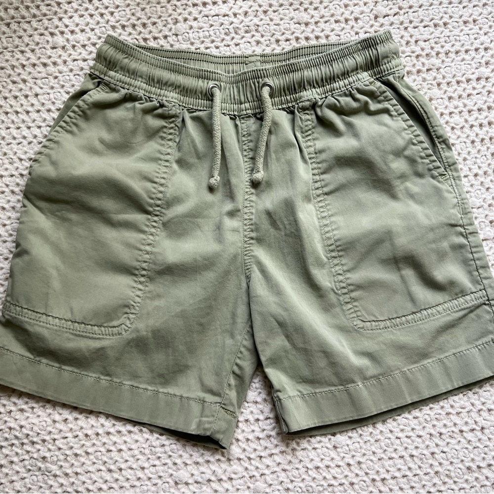 Crewcuts Sage Green Athletic Shorts with Elastic Waistband